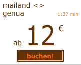 mailand genua ab 12 euro