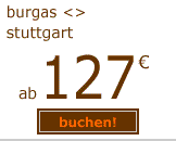 Burgas-Stuttgart av 122 Euro