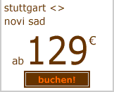 stuttgart-novi sad 129 euro