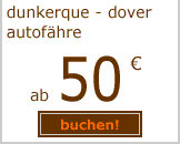 Autofähre Dunkerque-Dover ab 32 Euro