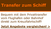 Transfer zum Kreuzfahrtschiff mit meineFahrkarte!