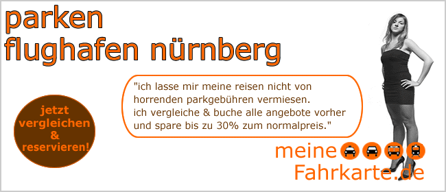 Parken Flughafen Nürnberg bei meineFahrkarte.de!