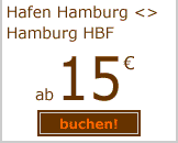 Transfer Hafen Hamburg-Hamburg HBF ab 15 Euro